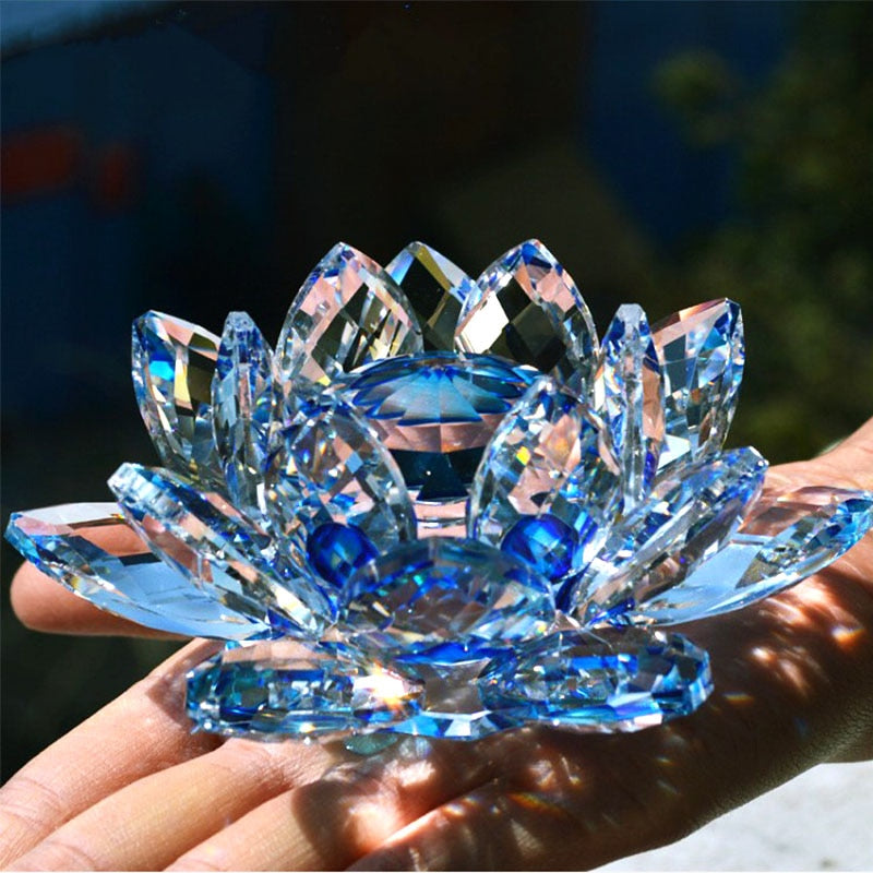 Crystal Lotus Flower Crafts - MalloryAndHolland