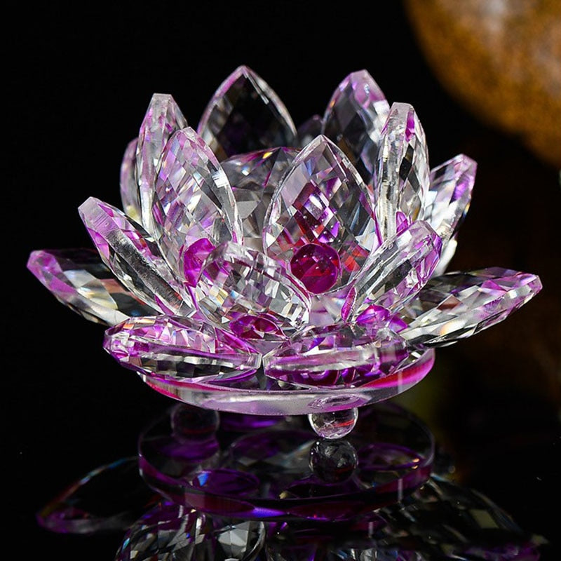 Crystal Lotus Flower Crafts - MalloryAndHolland