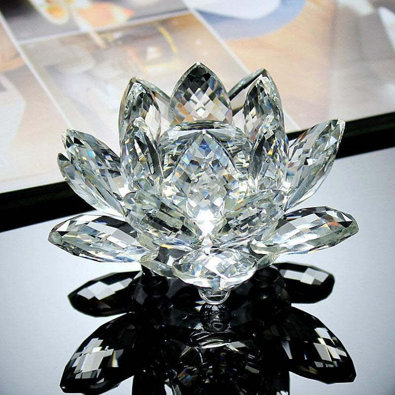 Crystal Lotus Flower Crafts - MalloryAndHolland