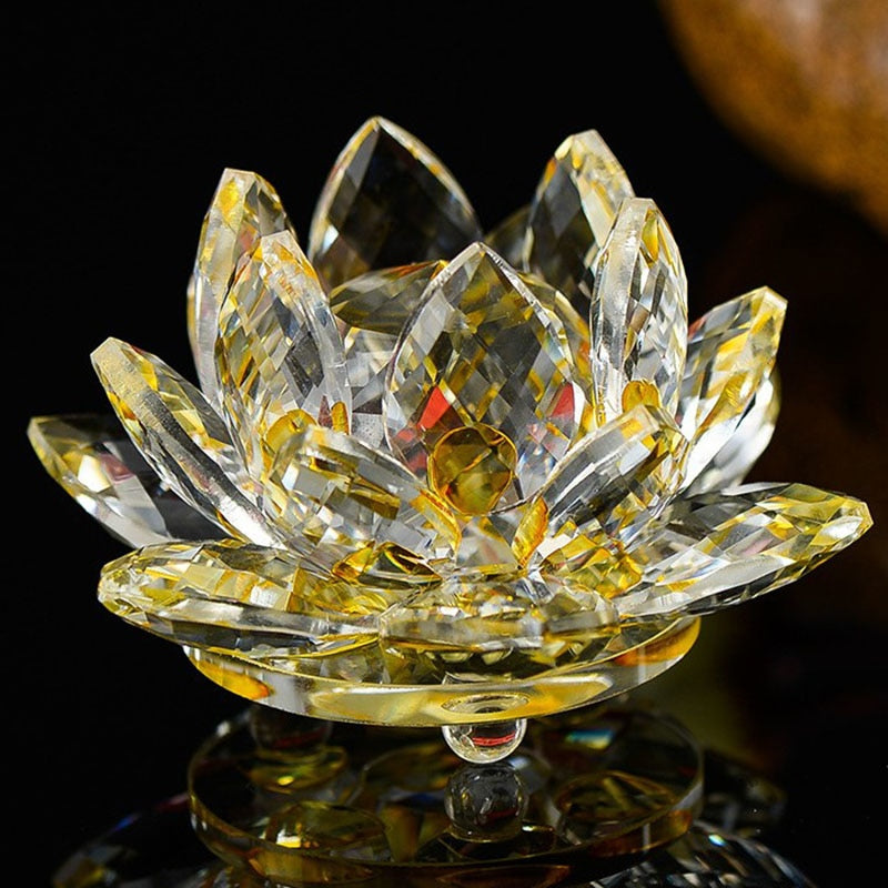 Crystal Lotus Flower Crafts - MalloryAndHolland