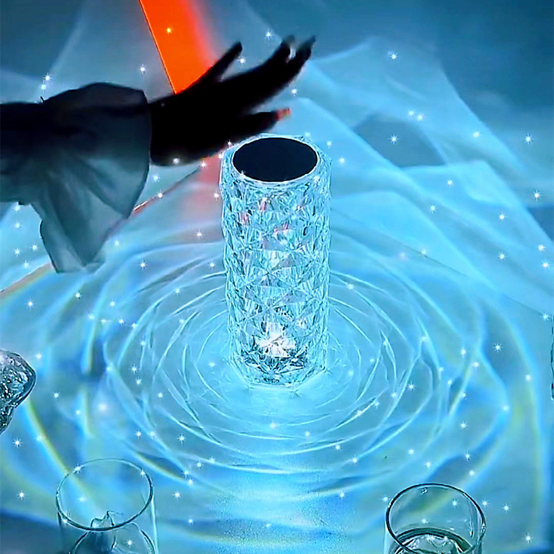 16 Colors LED Crystal Lamp - MalloryAndHolland