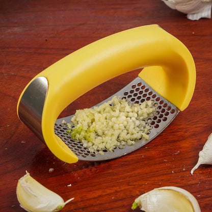 Stainless Steel Garlic Masher - MalloryAndHolland