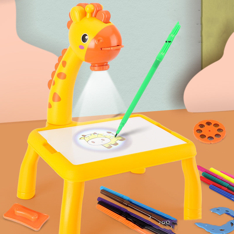 Children LED Projector Art Drawing Table Toys - MalloryAndHolland