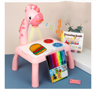 Children LED Projector Art Drawing Table Toys - MalloryAndHolland