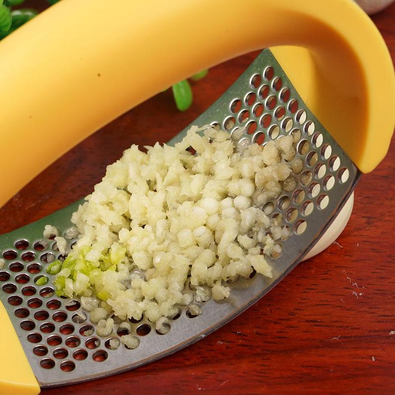 Stainless Steel Garlic Masher - MalloryAndHolland