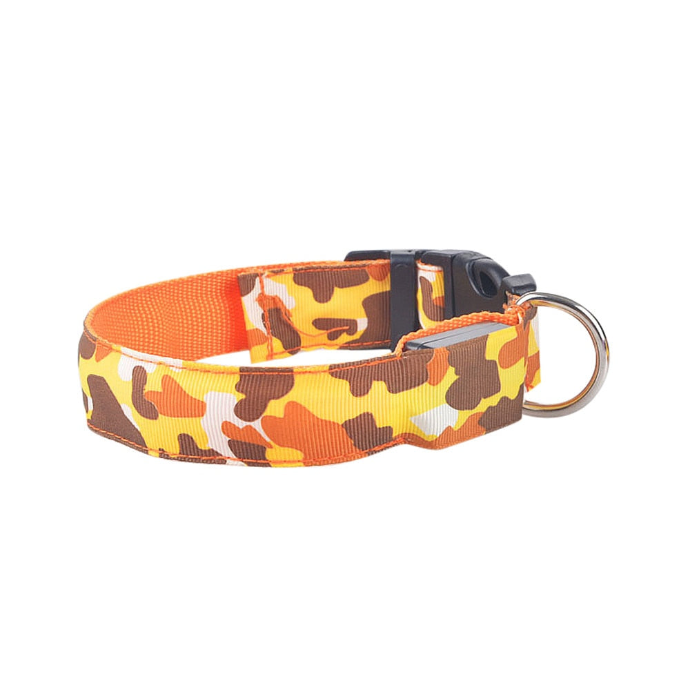 Camouflage Pet Luminous Dog Collar - MalloryAndHolland