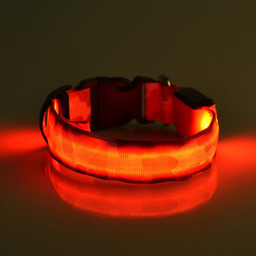Camouflage Pet Luminous Dog Collar - MalloryAndHolland