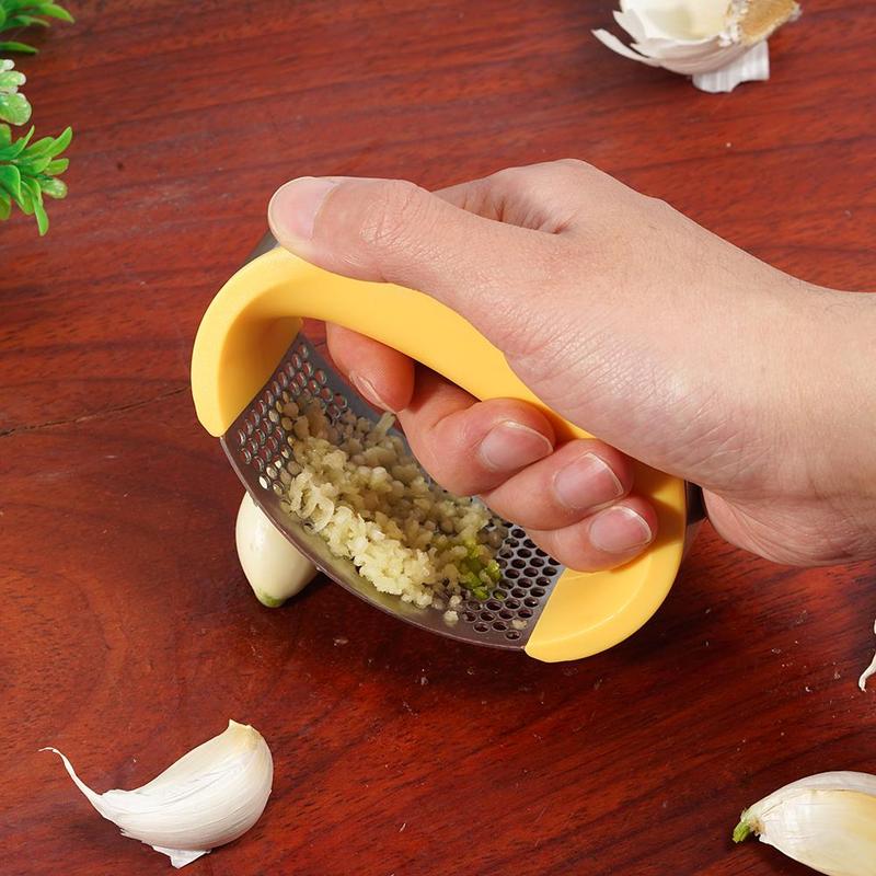 Stainless Steel Garlic Masher - MalloryAndHolland