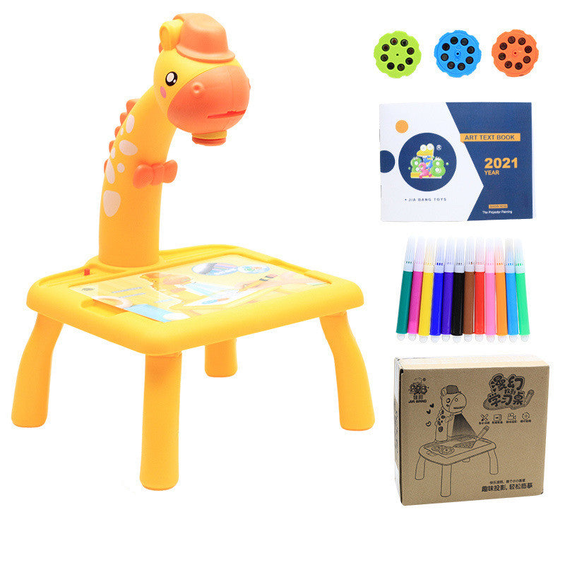 Children LED Projector Art Drawing Table Toys - MalloryAndHolland