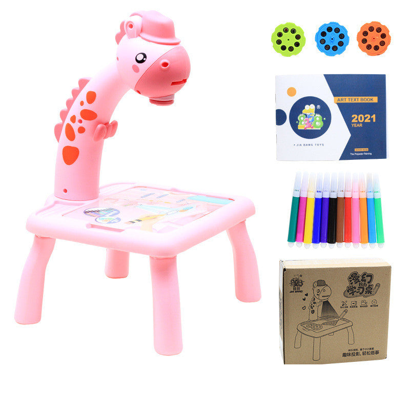 Children LED Projector Art Drawing Table Toys - MalloryAndHolland