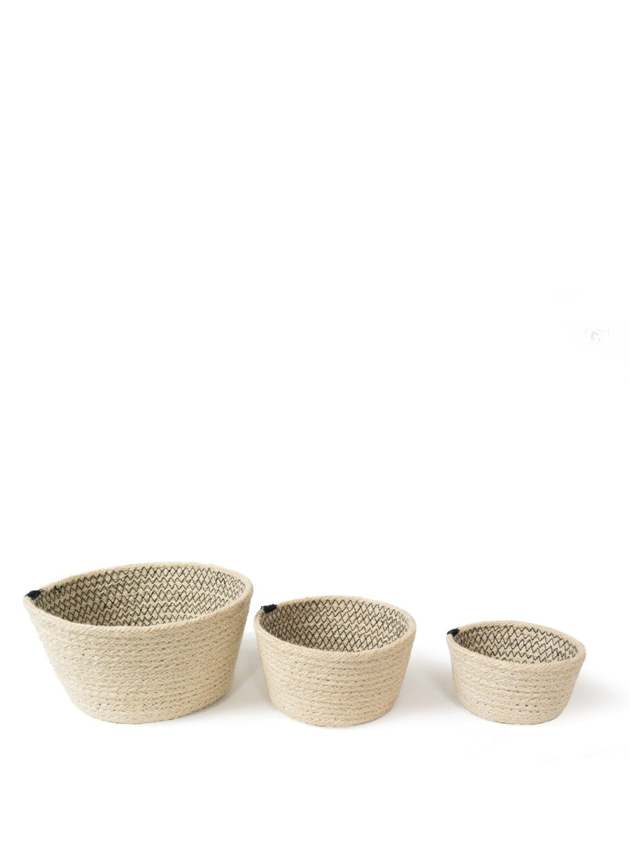 Amari Bowl - Black (Set of 3) - MalloryAndHolland