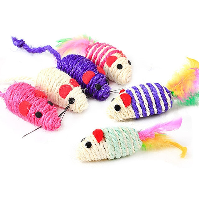 Cat Toy Stick Feather - MalloryAndHolland