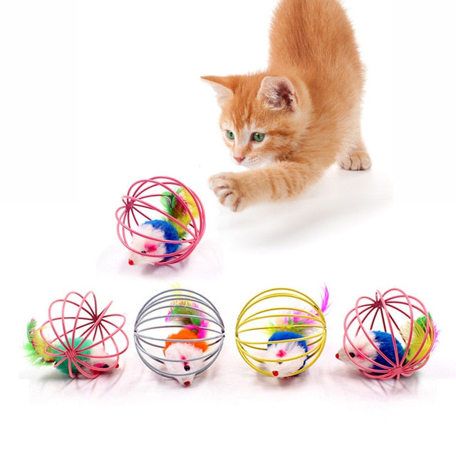 Cat Toy Stick Feather - MalloryAndHolland