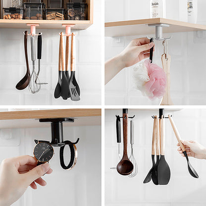 360 Degrees Rotated Kitchen Hooks - MalloryAndHolland