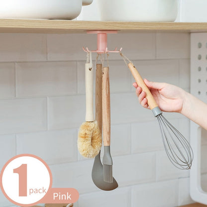 360 Degrees Rotated Kitchen Hooks - MalloryAndHolland